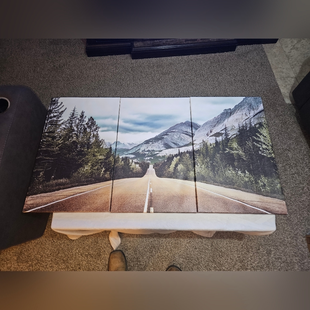 Scenic Mountain Road Art Print